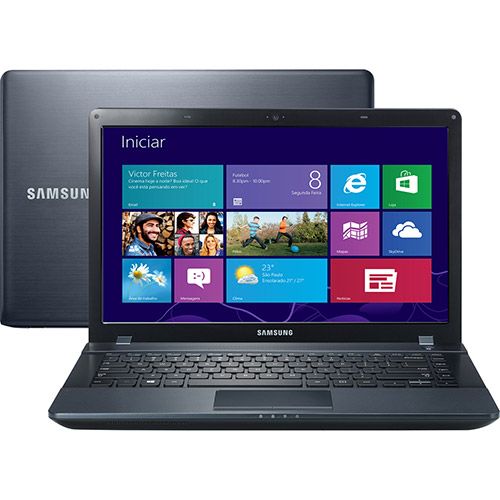 Notebook Samsung ATIV Book 2 com AMD Dual Core 2GB 500GB LE